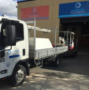 truck and Excavator